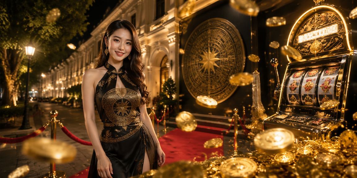 Người chơi slot game tại lễ hội Hà Nội vào buổi tối