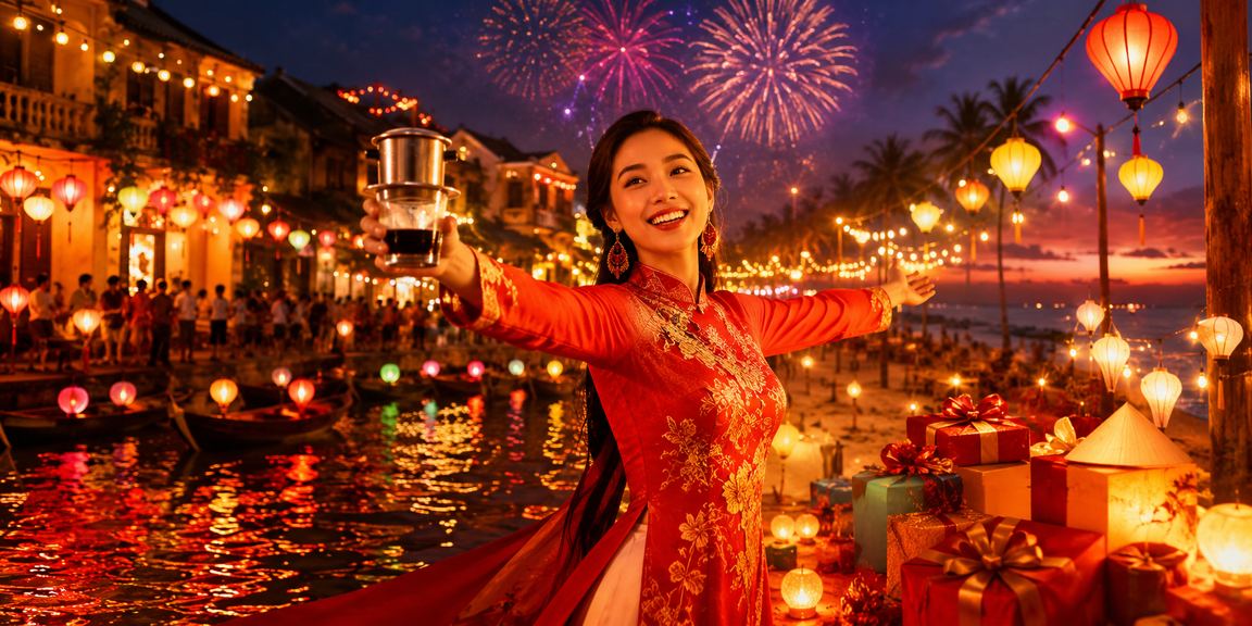Người hâm mộ bóng đá xem trận đấu tại quán cà phê ở Hội An